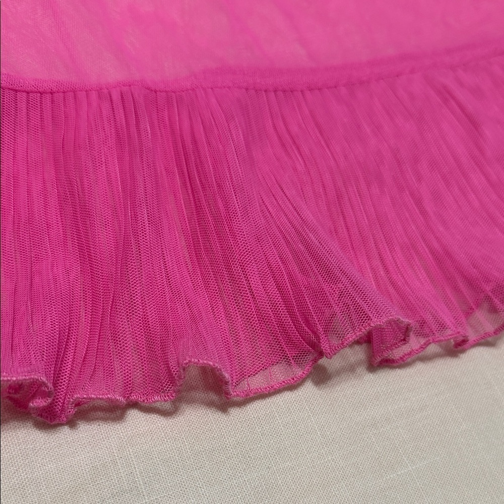 Victoria's Secret Y2K Pink Baby Doll Sheer Slip Dress Fairy Nightie - Picture 9 of 13